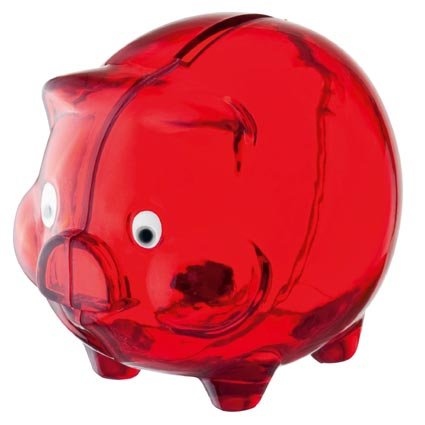 Sparschwein transparent Spardosen Behälter und Etuis Werbegeschenk de