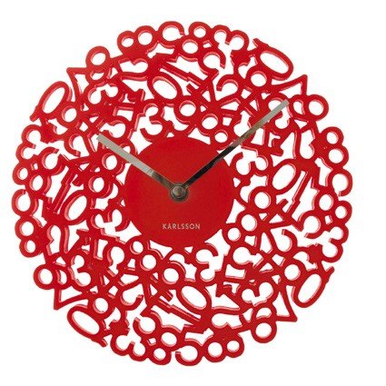 Wanduhr gemixte Nummern mini