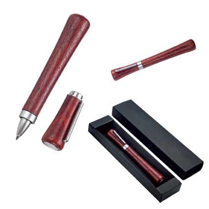 Kugelschreiber Holz-Metall mit Etui