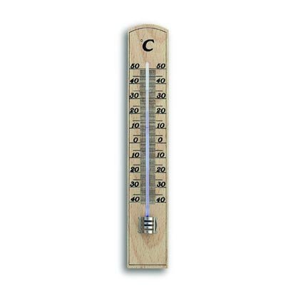 Innenthermometer aus Holz