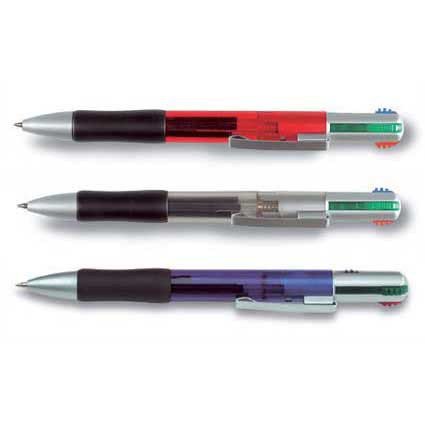 Kugelschreiber mit mehrfarbigen Minen