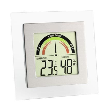 Digitales Thermo-Hygrometer Farb-LCD