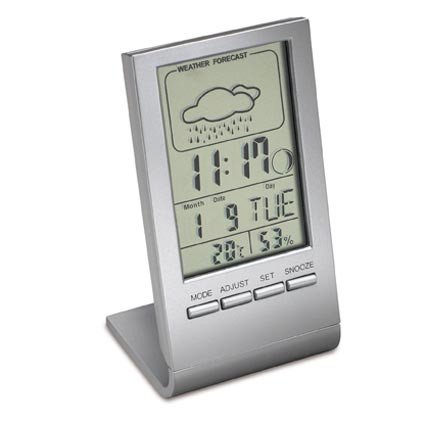 Wecker mit Thermometer