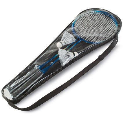 Badmintonset blau-schwarz