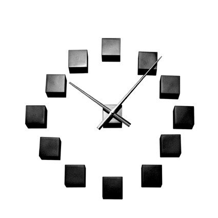 Wanduhr Cube