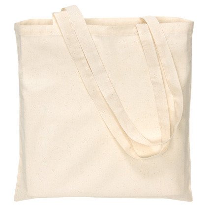 Baumwolltasche Langhenkel natur
