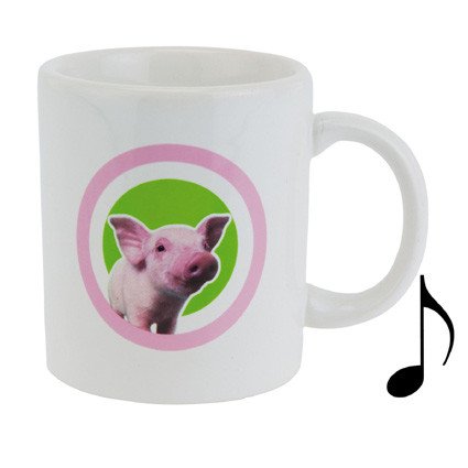 Tasse Schwein mit Geräusch