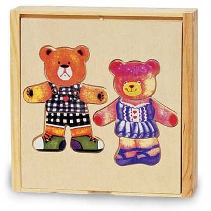Holzpuzzle Bärenpaar