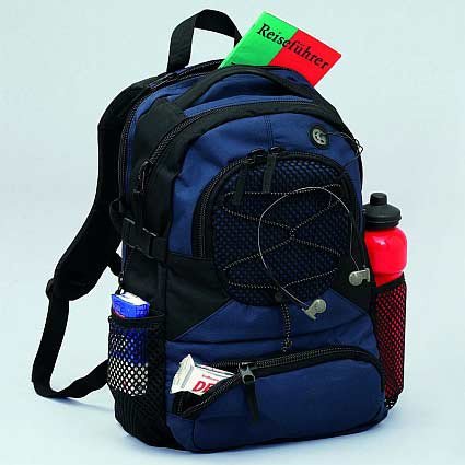 Outdoor-Rucksack aus Nylon und PVC