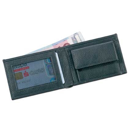 Flaches Portemonnaie aus Leder