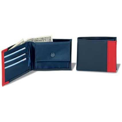 Geldbörse blau-rot