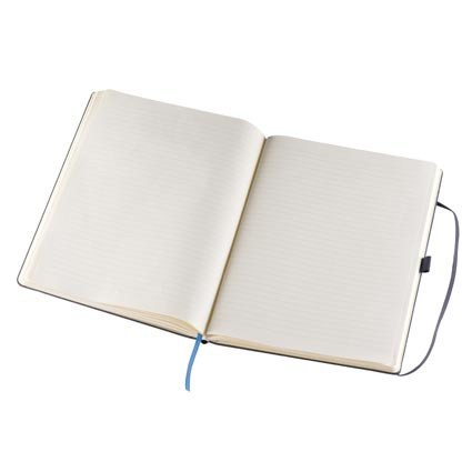 A4 Notizbuch liniert mit Gummibandverschluss