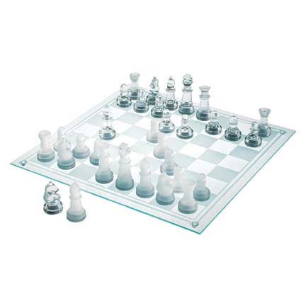 Dame und Schach-Set
