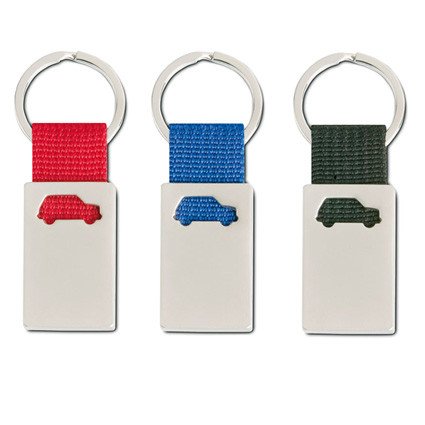 Schlüsselanhänger mit Auto form