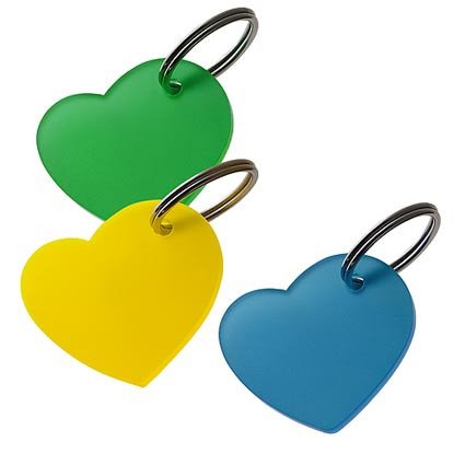 Schlüsselanhänger farbiges Herz