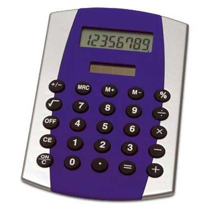 Zweifarbiger Dual-Power-Taschenrechner