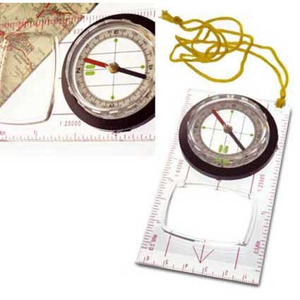 Kompass Lineal Vergrößerungsglas