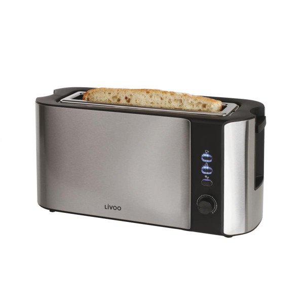 Edelstahl Toaster breitem Brotschlitz