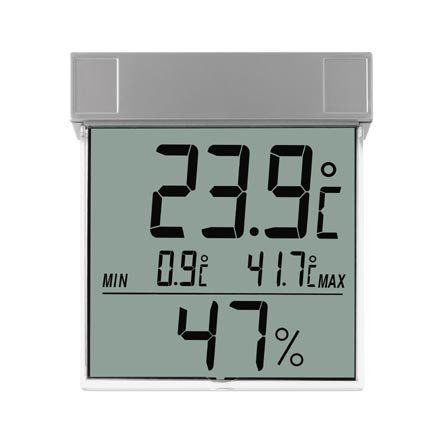 Vision Digitales Fenster-Thermo-Hygrometer