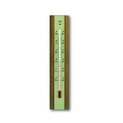 Innenthermometer Eiche-Aluminium