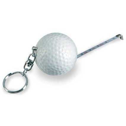 Schlüsselanhänger Maßband Golfball