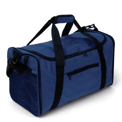 Blaue Reisetasche aus Polyester