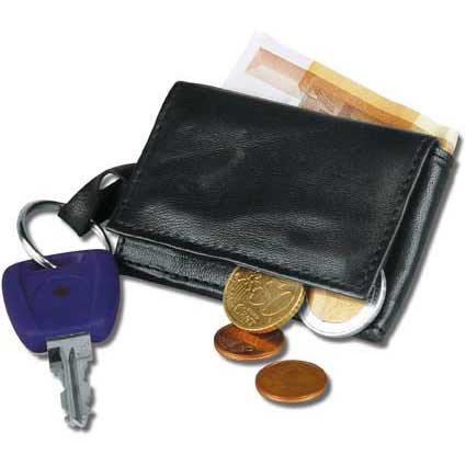Geldbörse aus Leder mit Schlüsselring