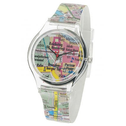 Stylische Armbanduhr aus Kunststoff