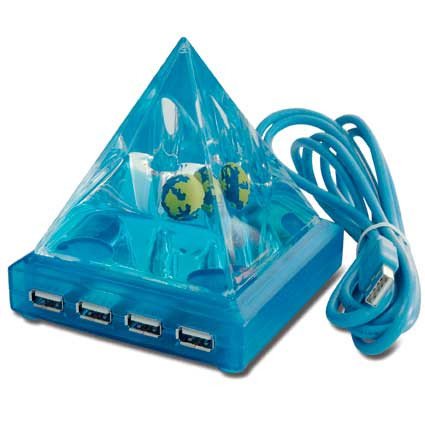 Aqua USB Hub Pyramide