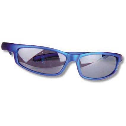 Kunststoff-Sonnenbrille blaumetallic