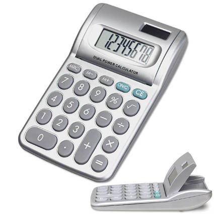 Dual-Power-Taschenrechner mit Schwenkdisplay