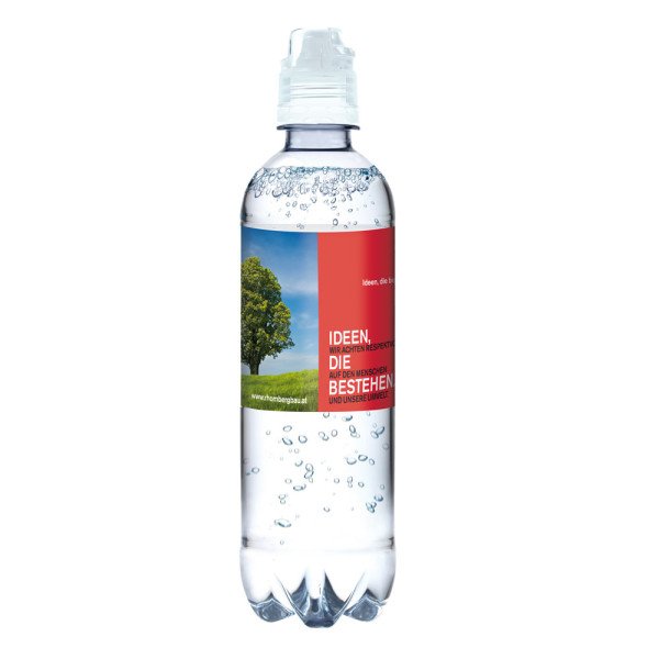500 ml Wasser mit Sportcap