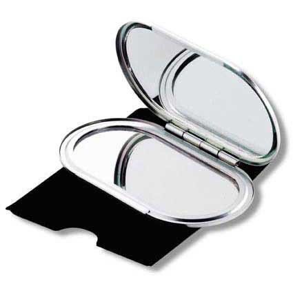 Ovaler Spiegel mit Etui