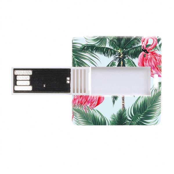 USB-Stick Karte im Palmen-Design