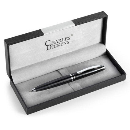 Kugelschreiber in schwarz mit Geschenketui