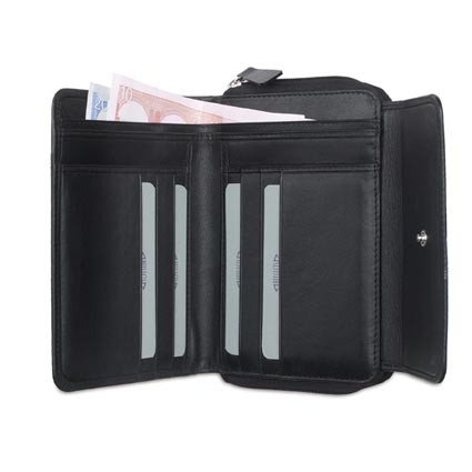 Damenportmonnaie aus Leder