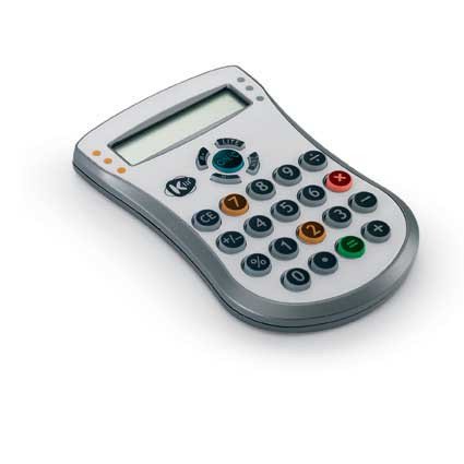 Taschenrechner mit leuchtenden Ziffern Electron