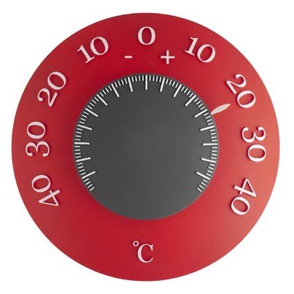 Rundes Design Innen-Außen-Thermometer