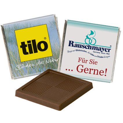 Logo Schokoladen-Täfelchen
