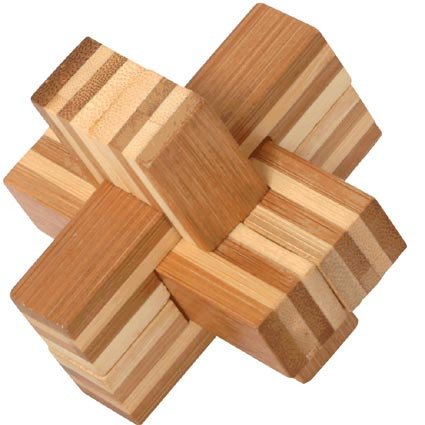 Bambus-Puzzle Teufelsknoten