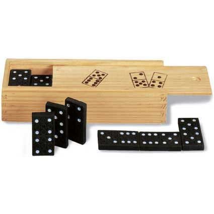 Dominospiel Holzbox