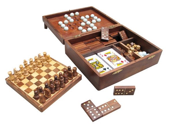 Premium Spiel Set in Holzbox