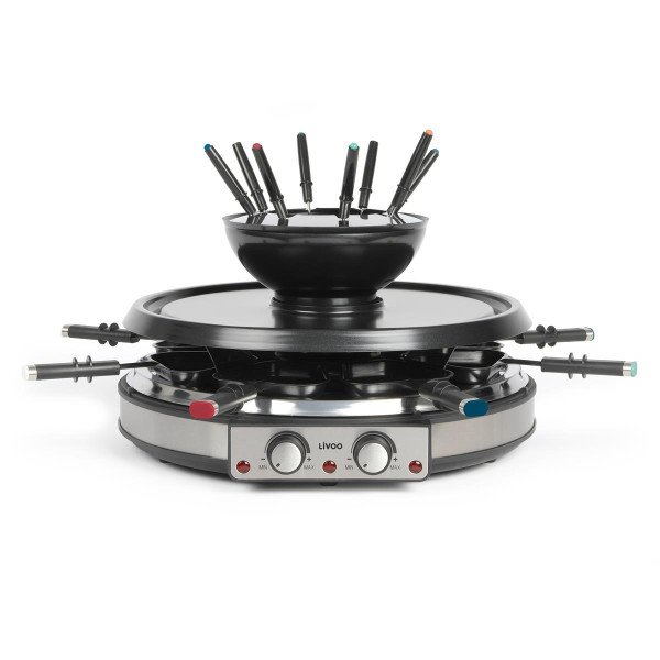 Raclette-Grill-Fondue-Set