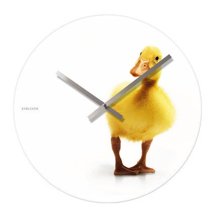 Wanduhr Furry Friends Ducky