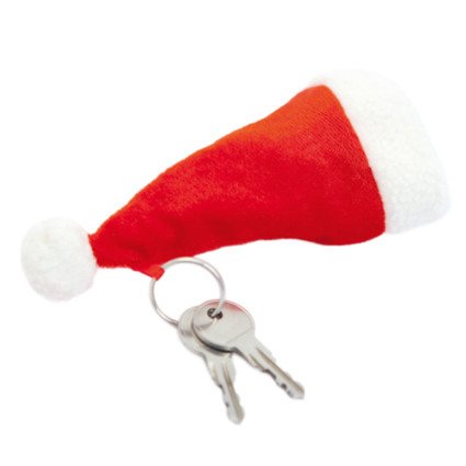 Schlüsselanhänger Weihnachts Mütze