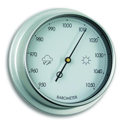 Barometer aus Aluminium