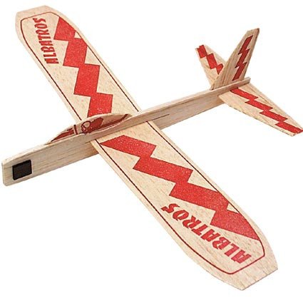 Spielflugzeug Balsaholz 30 cm