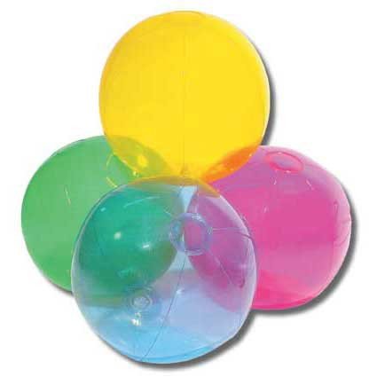 Farbig-transparenter Wasserball
