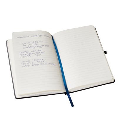 Notizbuch A5-Format schwarz
