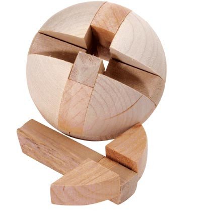 Japanisches Holzpuzzle Kugel